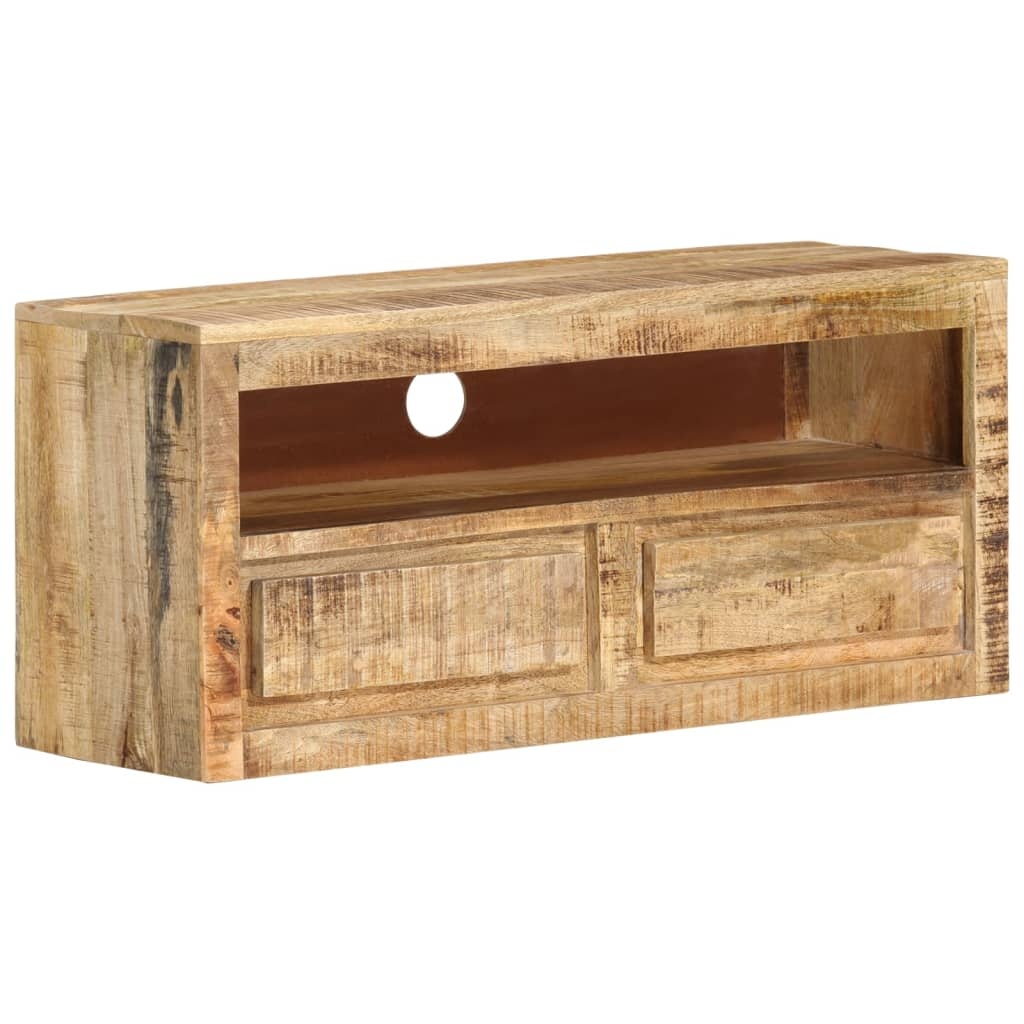 Tv-meubel 88x30x40 cm massief mangohout