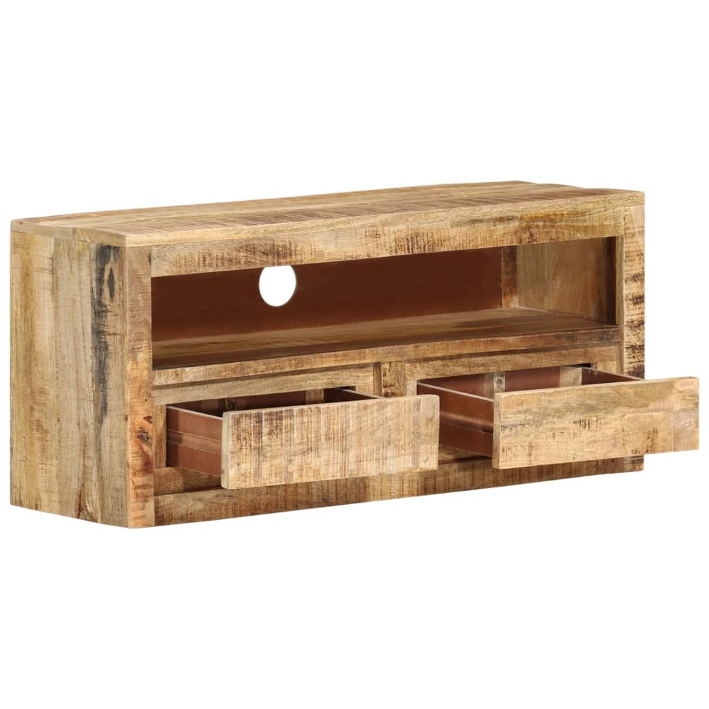 Tv-meubel 88x30x40 cm massief mangohout