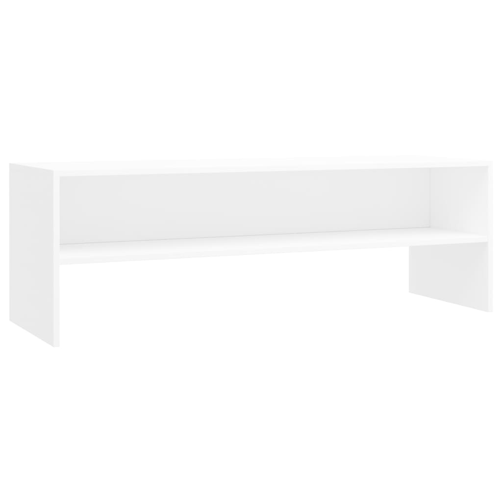 Tv-meubel 120x40x40 cm bewerkt hout wit