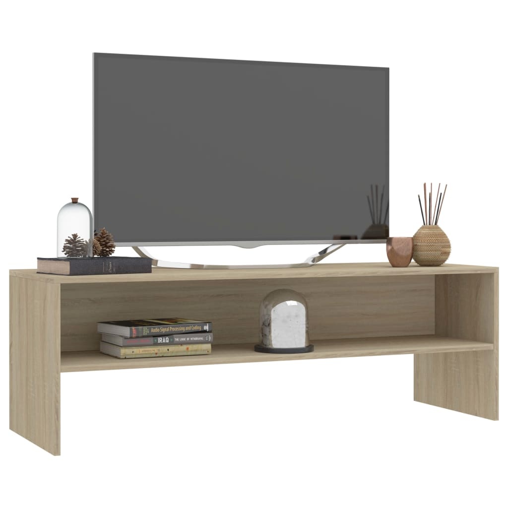 Tv-meubel 120x40x40 cm bewerkt hout sonoma eikenkleurig