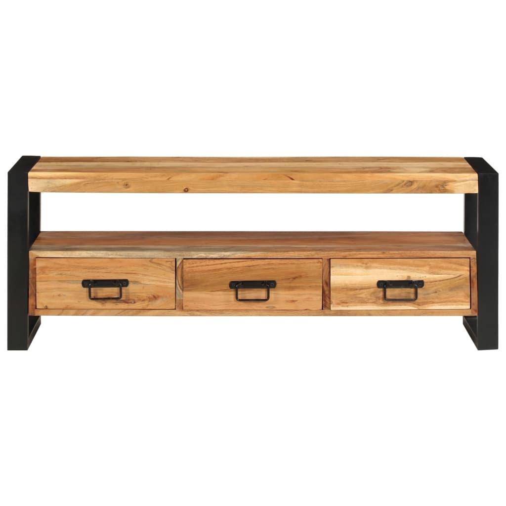 Tv-meubel 120x30x45 cm massief acaciahout