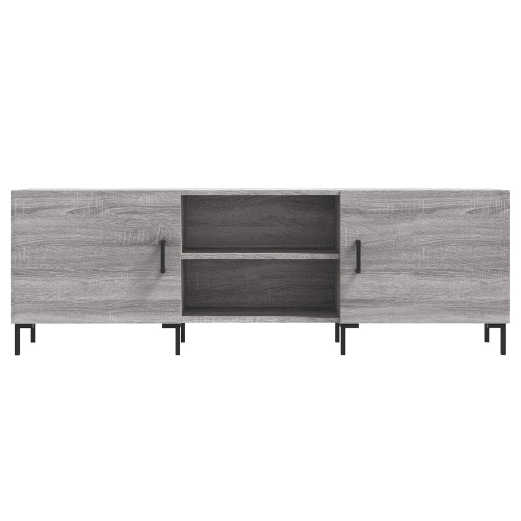 Tv-meubel 150x30x50 cm bewerkt hout grijs sonoma eikenkleurig