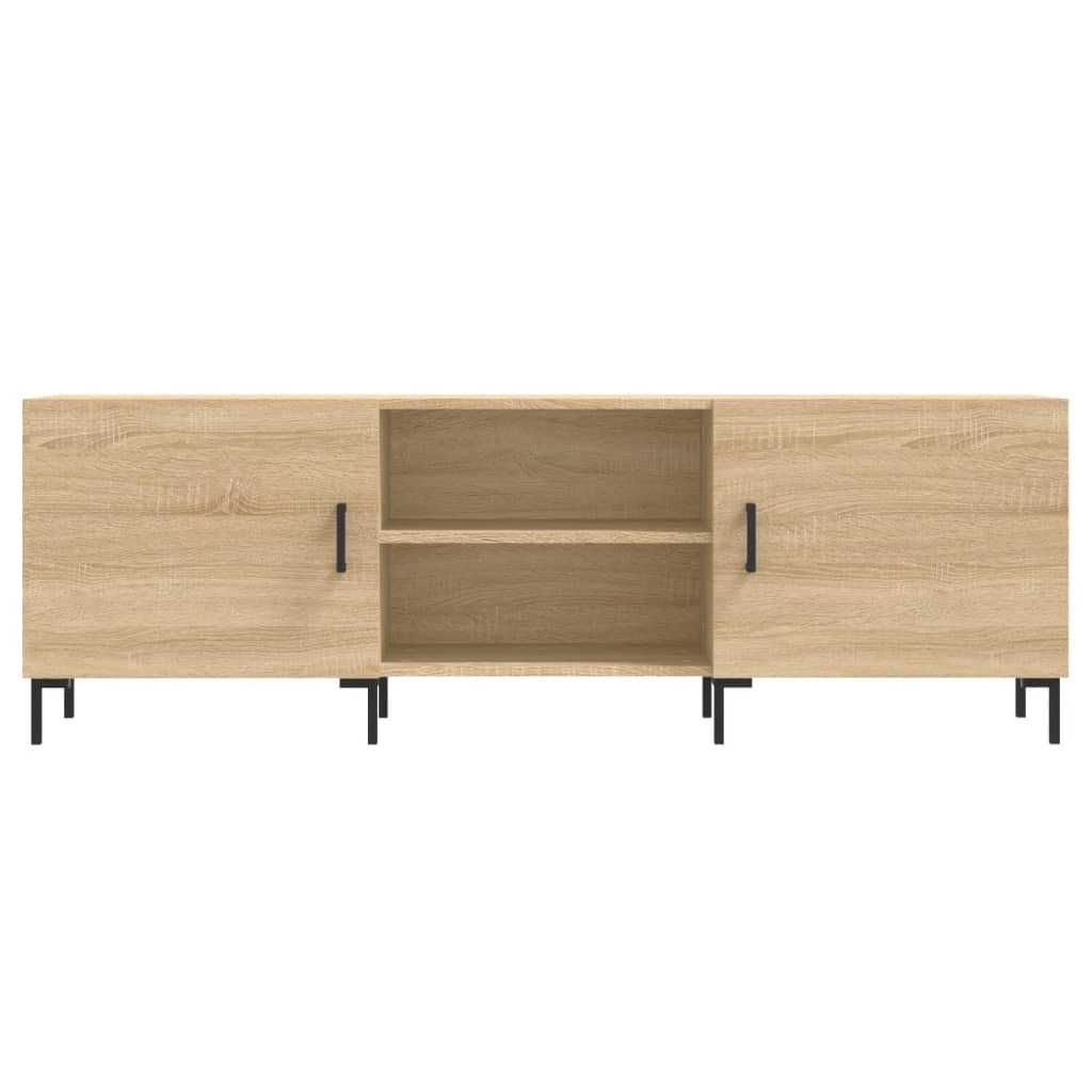 Tv-meubel 150x30x50 cm bewerkt hout sonoma eikenkleurig