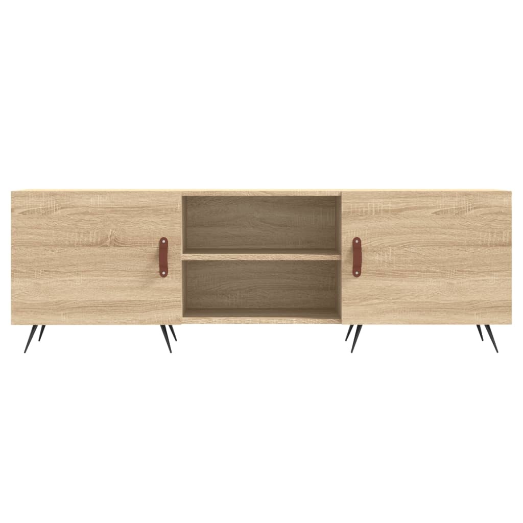Tv-meubel 150x30x50 cm bewerkt hout sonoma eikenkleurig