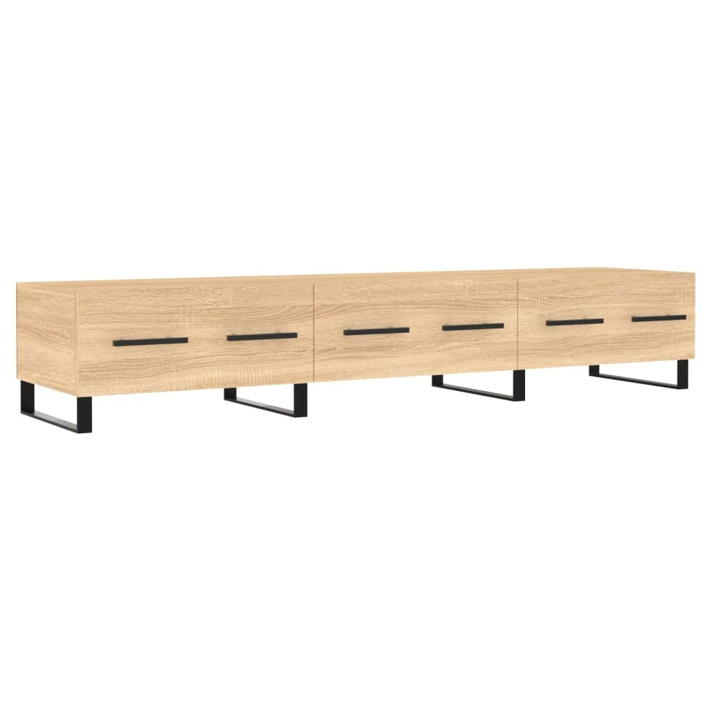 Tv-meubel 150x36x30 cm bewerkt hout sonoma eikenkleurig