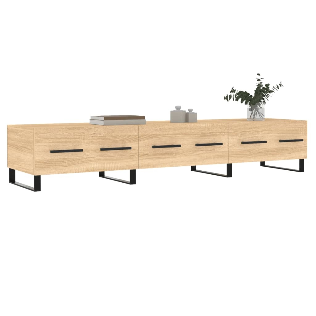 Tv-meubel 150x36x30 cm bewerkt hout sonoma eikenkleurig