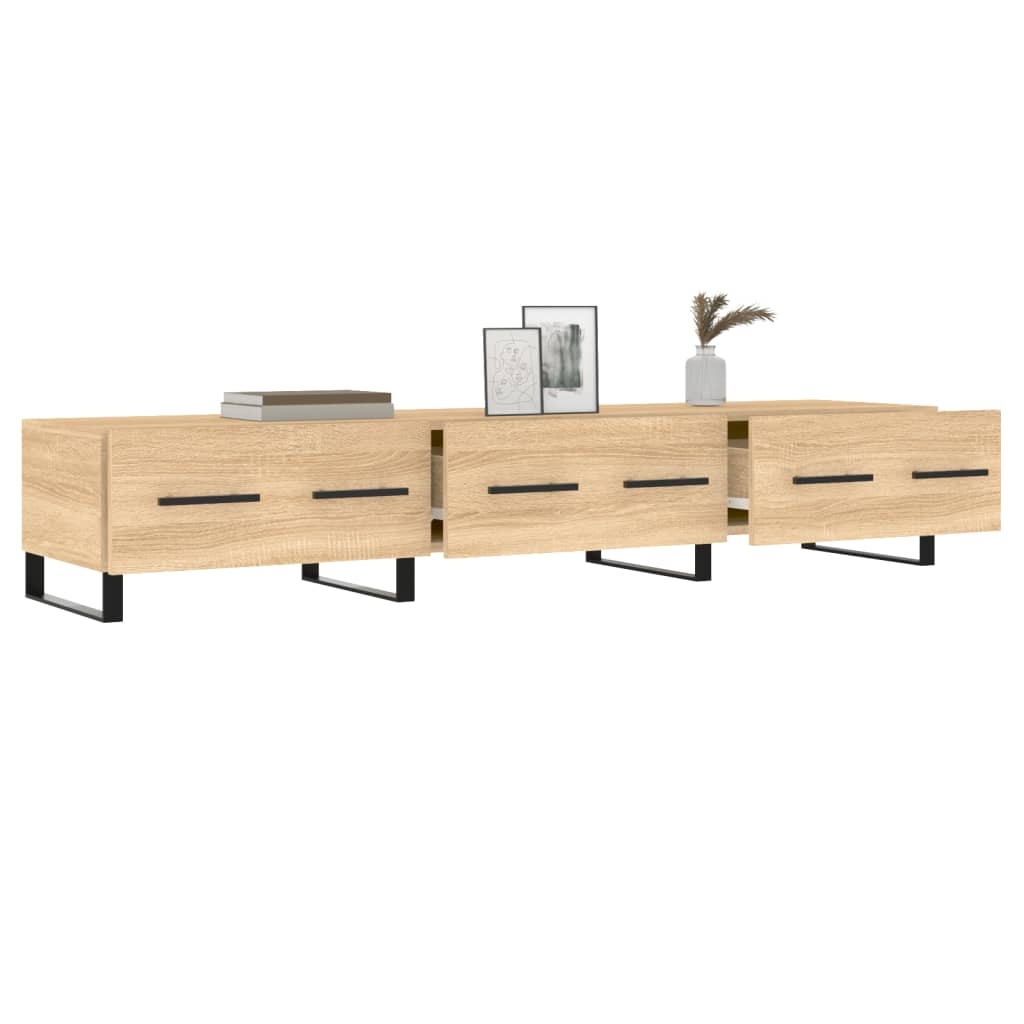 Tv-meubel 150x36x30 cm bewerkt hout sonoma eikenkleurig