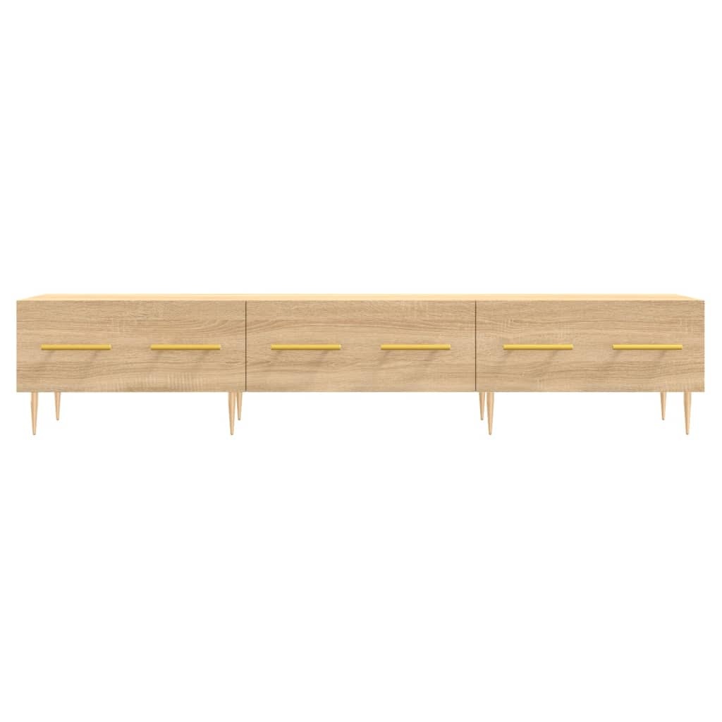 Tv-meubel 150x36x30 cm bewerkt hout sonoma eikenkleurig