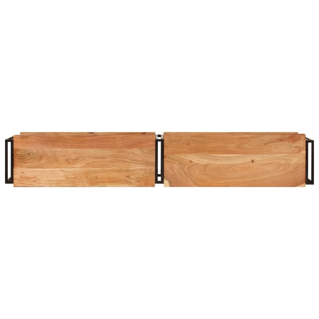 Tv-meubel 180x30x40 cm massief acaciahout