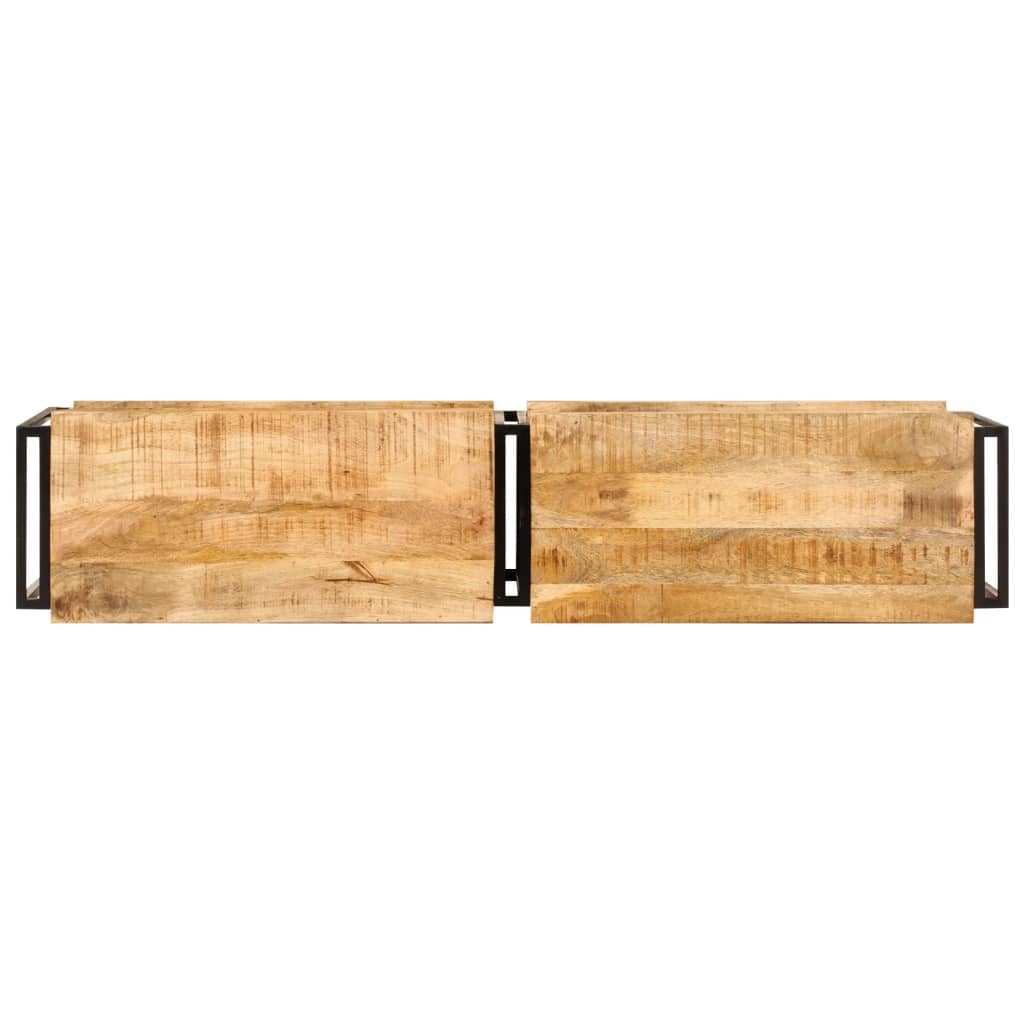 Tv-meubel 140x30x40 cm massief mangohout