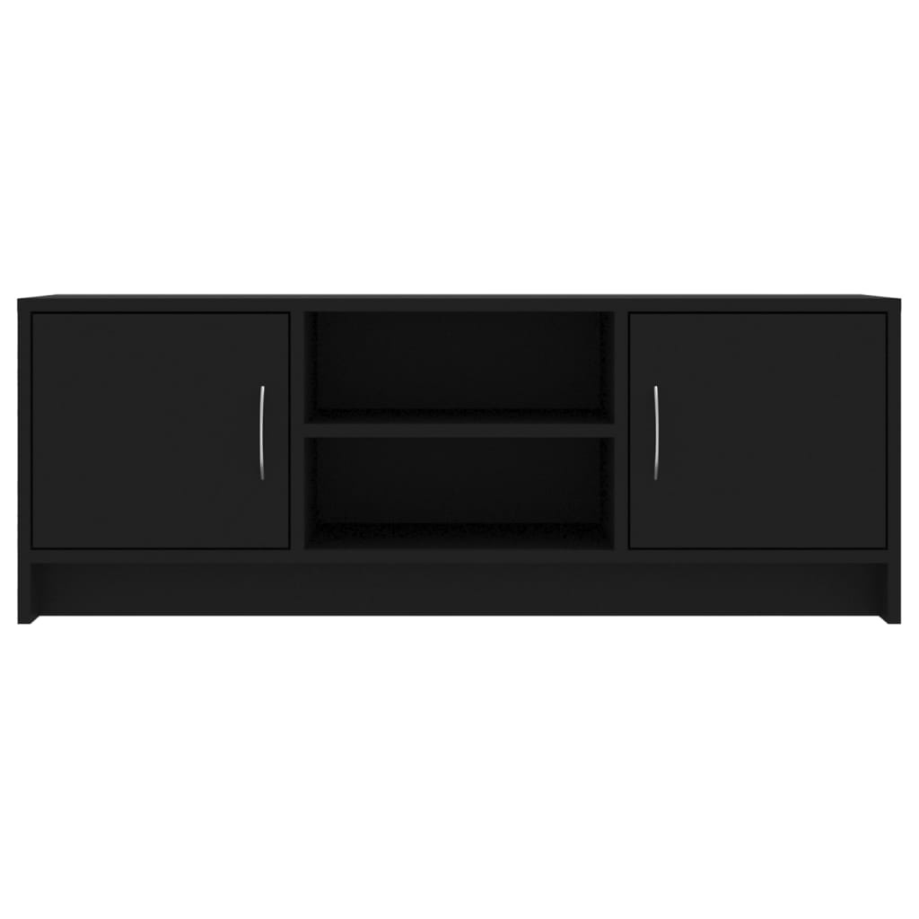 Tv-meubel 102x30x37,5 cm bewerkt hout zwart