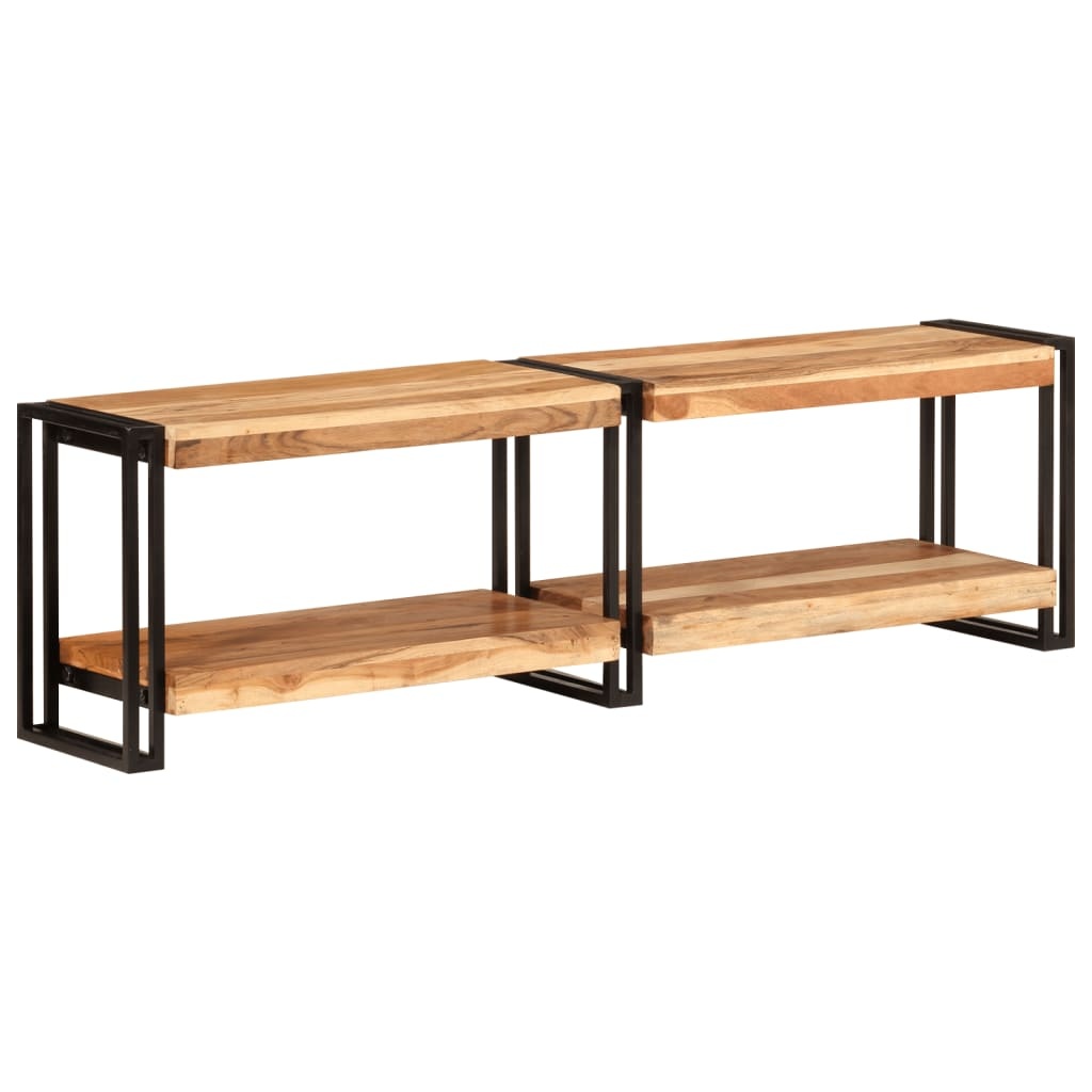 Tv-meubel 140x30x40 cm massief acaciahout