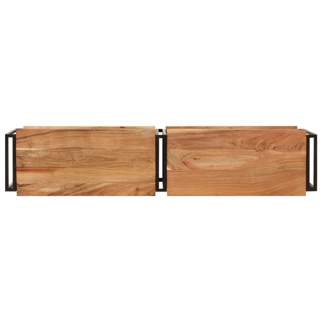 Tv-meubel 140x30x40 cm massief acaciahout