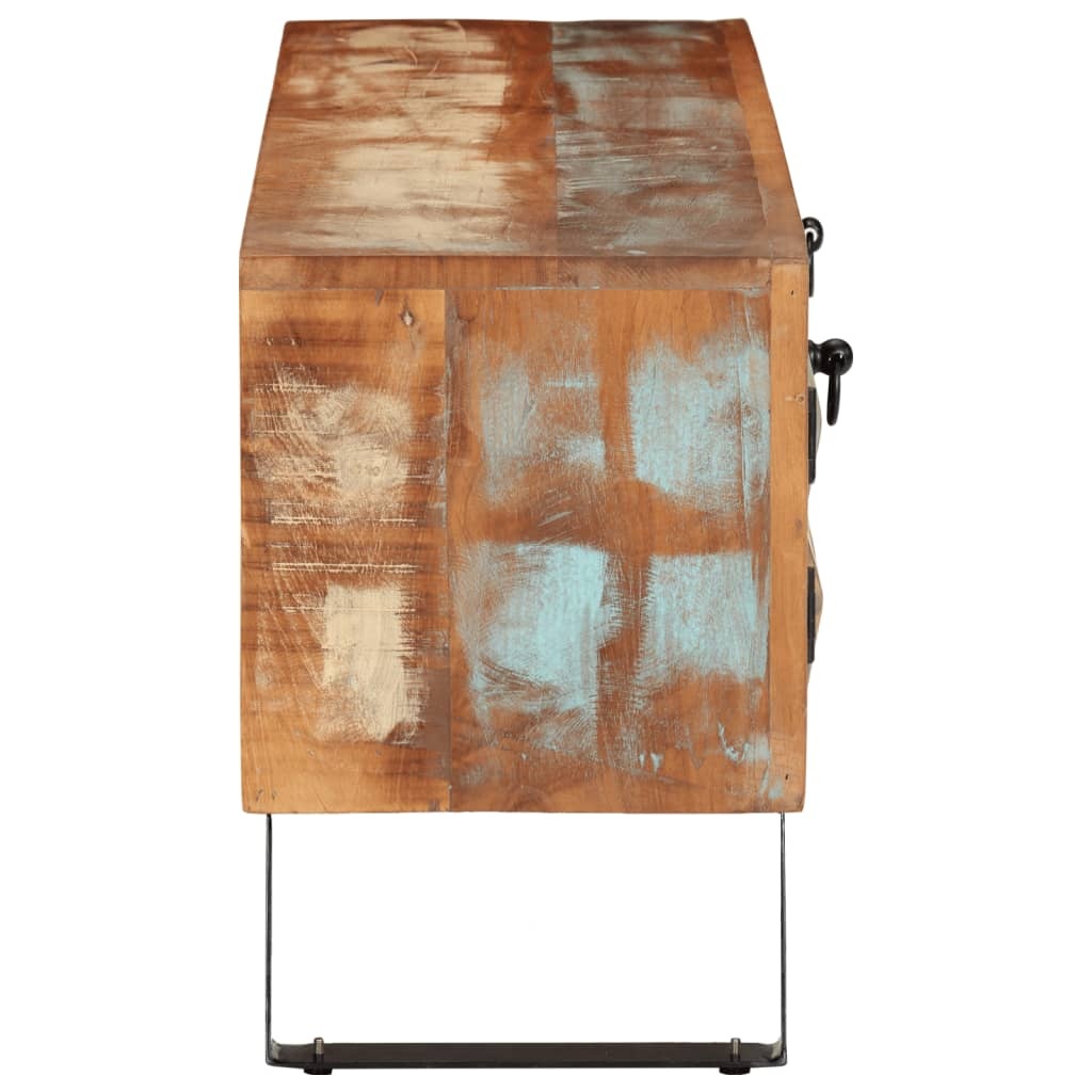 Tv-meubel 112x30x45 cm massief gerecycled hout