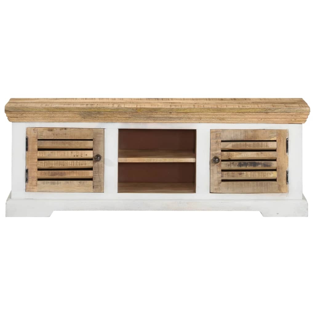 Tv-meubel 110x30x40 cm massief mangohout