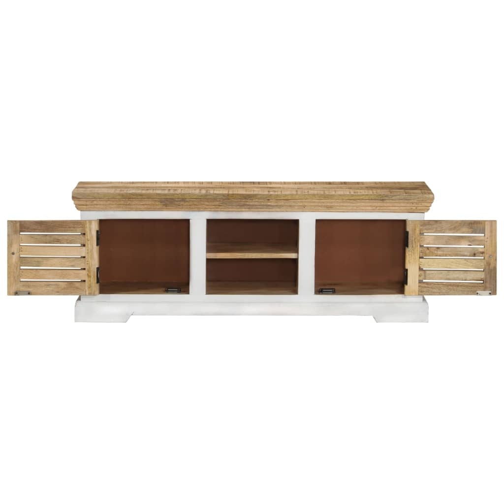 Tv-meubel 110x30x40 cm massief mangohout