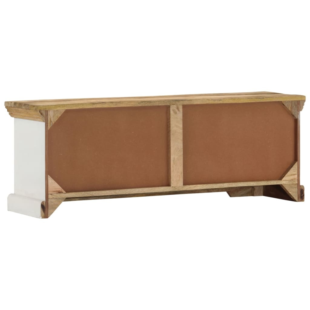 Tv-meubel 110x30x40 cm massief mangohout