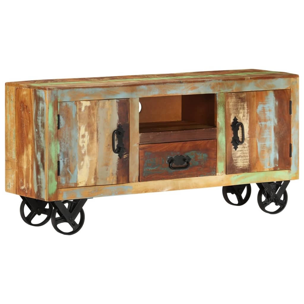 Tv-meubel 110x30x53 cm massief gerecycled hout