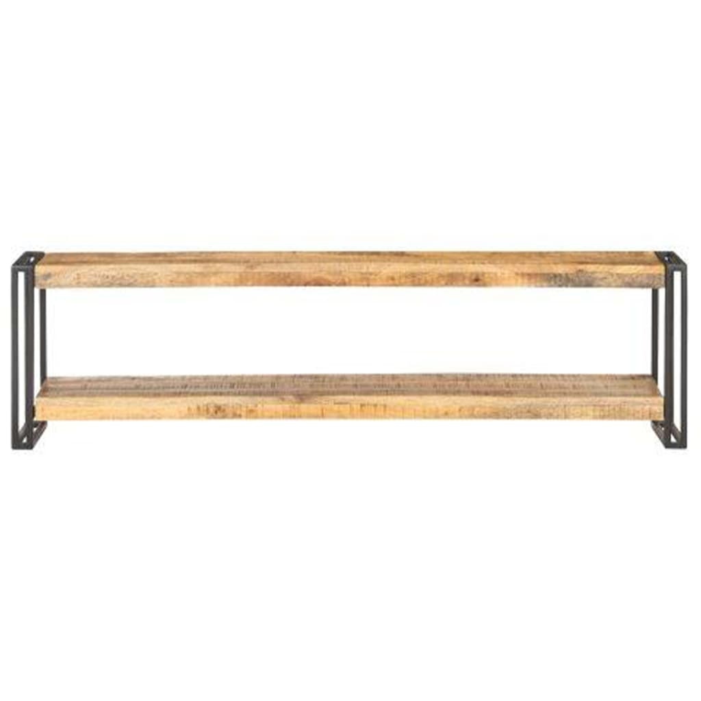Tv-meubel 150x30x40 cm ruw mangohout
