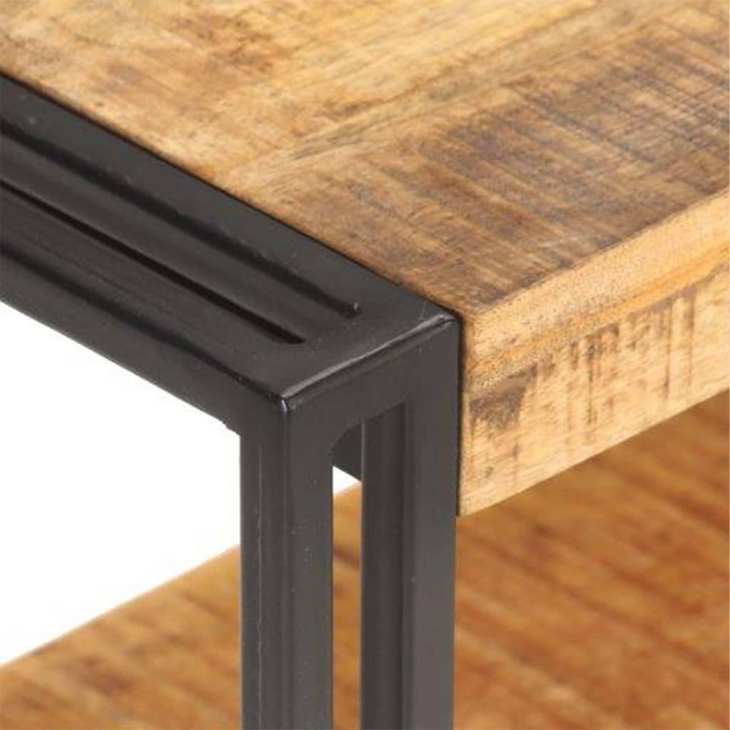 Tv-meubel 150x30x40 cm ruw mangohout