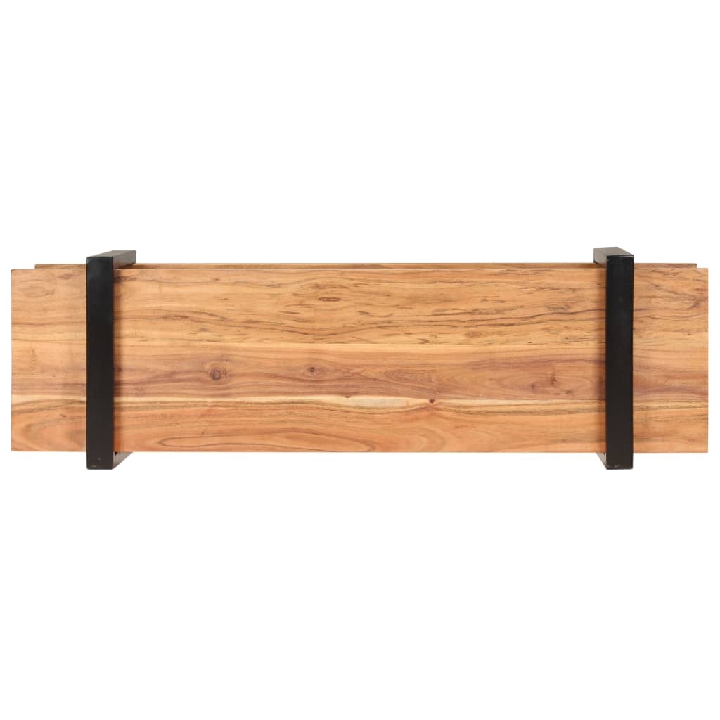 Tv-meubel 130x40x40 cm massief acaciahout