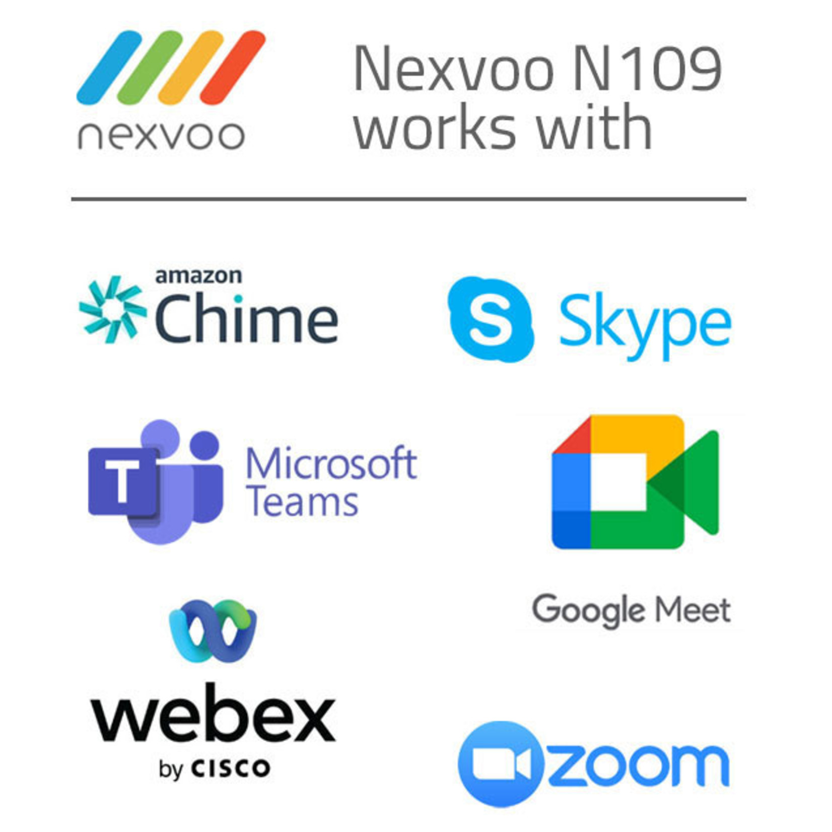 Nexvoo NexPod N109 1080P AI Video Conference Pod