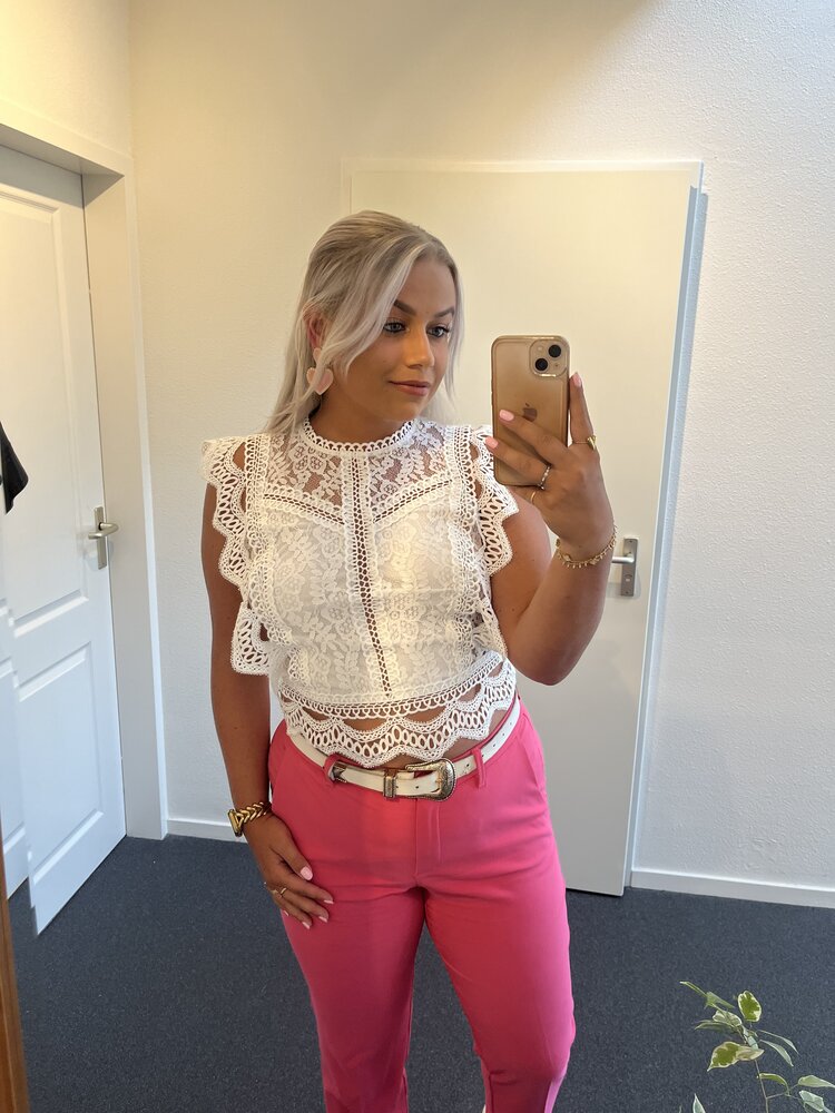 Top Zoë wit