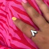 Heart ring zilver Heart ring zilver