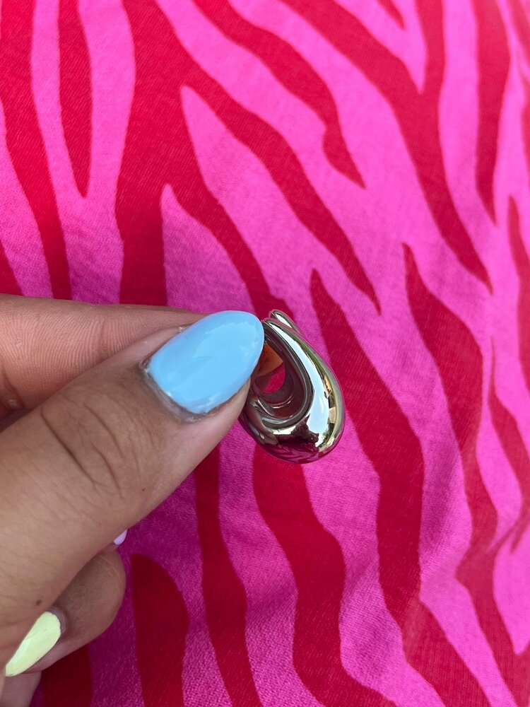 Druppel oorbellen zilver