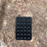 Siliconen zuignap telefoon zwart