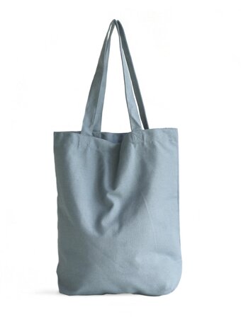 Canvas tas blauw