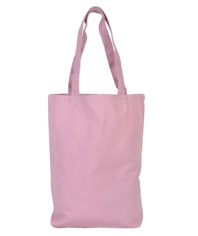 Canvas tas roze