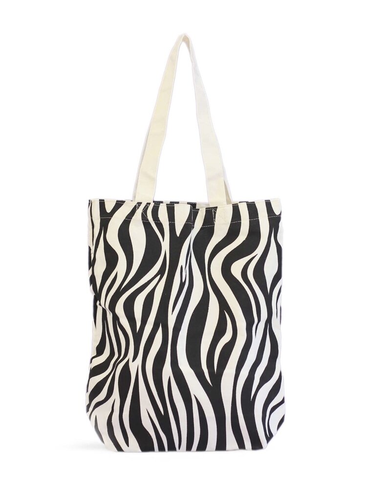 Canvas tas zebra