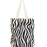 Canvas tas zebra