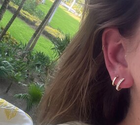 Oorbellen set ringen