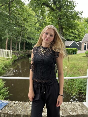 Top Zoë zwart