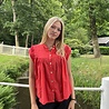 Blouse Jasmijn rood