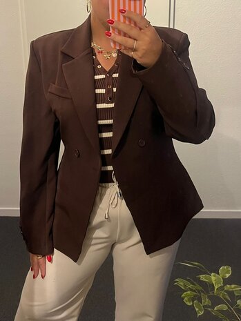 Blazer Noé bruin