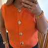 Elize top oranje