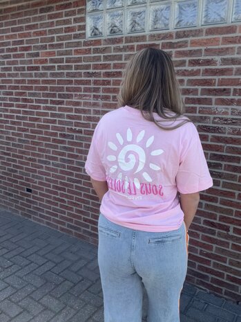 Shirt sons le soleil roze