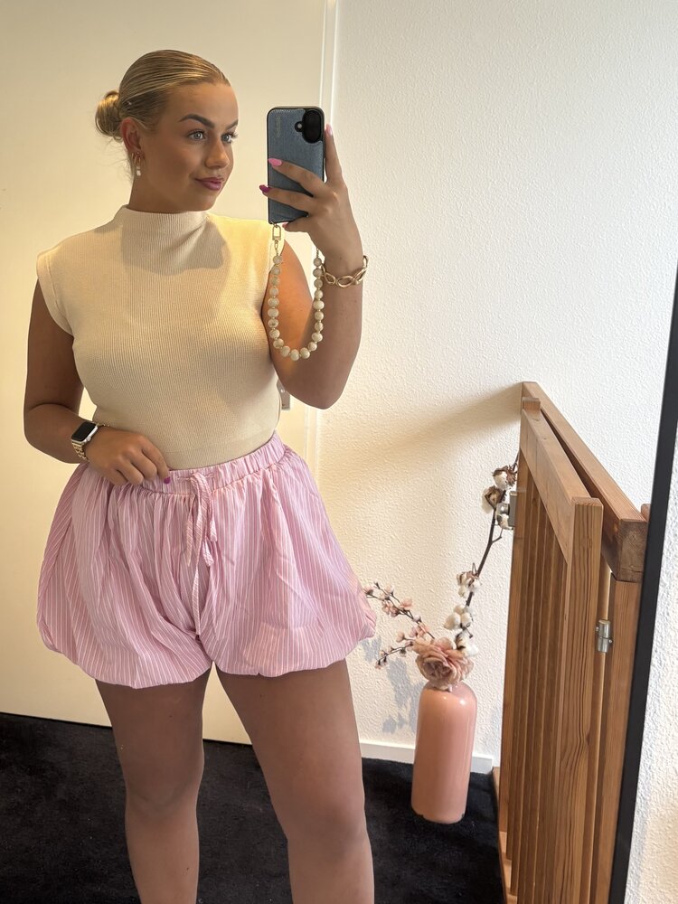 Pof short Micky roze