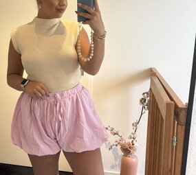 Pof short Micky roze