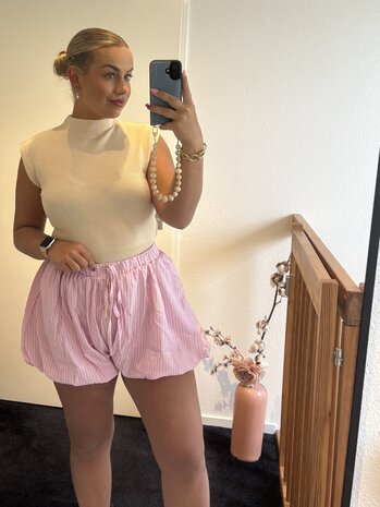 Pof short Micky roze