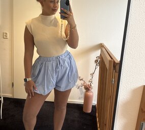 Pof Short Micky blauw