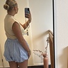 Pof short Micky blauw