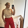 Polka dots top Mae