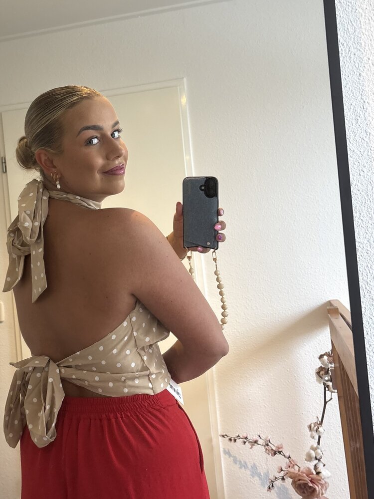 Polka dots top Mae