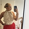 Polka dots top Mae