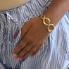 Armband open cirkel goud