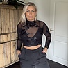 Top Cleo zwart